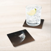 Dessous-de-verre Carré En Papier Laboratoire des sciences de Mars - Capsule Aérocoq (En situation)