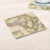 Dessous-de-verre Carré En Papier L'Afrique 36 (Incliné)