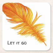 Dessous-de-verre Carré En Papier Laisse tomber (Devant)