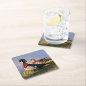 Dessous-de-verre Carré En Papier Lakeside (En situation)