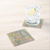 Dessous-de-verre Carré En Papier L'Alabama 2 (En situation)