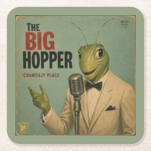 Dessous-de-verre Carré En Papier L'album de The Big Hopper : une parodie