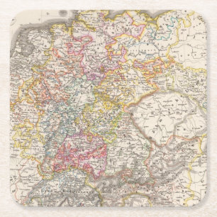 Dessous-de-verre Carré En Papier L'Allemagne à partir de 1495 à 1618