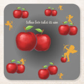 Dessous-de-verre Carré En Papier L'amour divin (Devant)