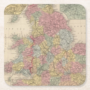 Dessous-de-verre Carré En Papier L'Angleterre 9