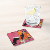 Dessous-de-verre Carré En Papier L'année du mécontentement (En situation)