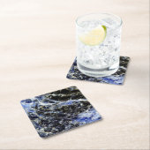 Dessous-de-verre Carré En Papier Lapis Lazuli Paper (En situation)