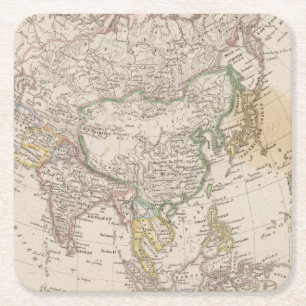 Dessous-de-verre Carré En Papier L'Asie 13