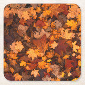 Dessous-de-verre Carré En Papier l'automne (Devant)