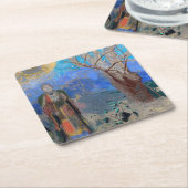 Dessous-de-verre Carré En Papier Le Bouddha, Redon (Incliné)