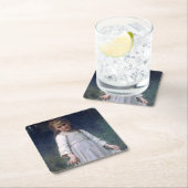 Dessous-de-verre Carré En Papier Le Curtsey, Bouguereau (En situation)