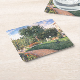 Dessous-de-verre Carré En Papier Le Jardin des Mathurins Camille Pissarro