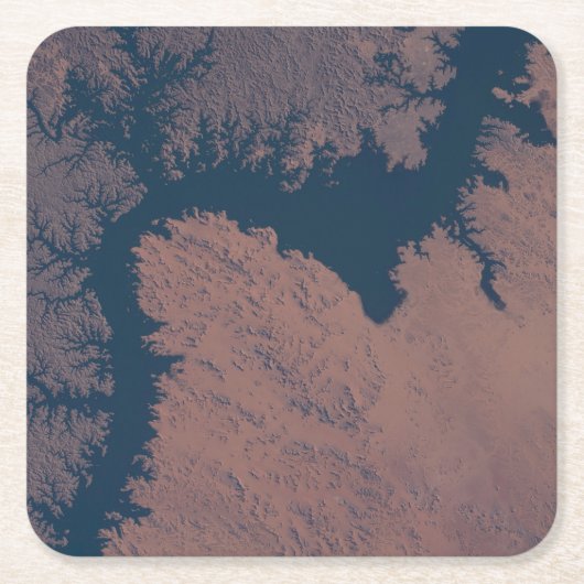 Dessous-de-verre Carré En Papier Le lac Nasser (Devant)