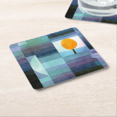 Dessous-de-verre Carré En Papier Le Messager d'Automne, Klee (Incliné)