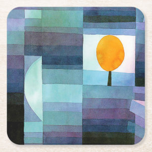 Dessous-de-verre Carré En Papier Le Messager d'Automne, Klee