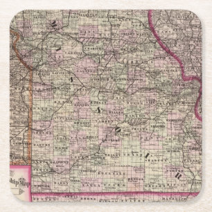 Dessous-de-verre Carré En Papier Le Missouri 7