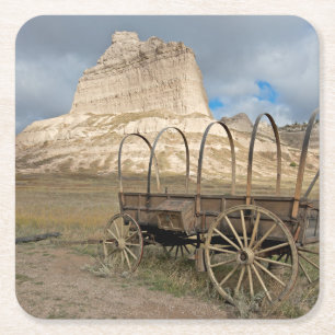 Dessous-de-verre Carré En Papier Le Scott's Bluff dans l'actuel Nebraska