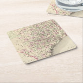 Dessous-de-verre Carré En Papier Le Texas 12 (Incliné)