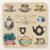 Dessous-de-verre Carré En Papier Le Thé Rend Tout Mieux (Devant)