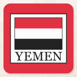 Dessous-de-verre Carré En Papier Le Yémen