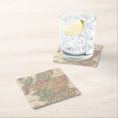 Dessous-de-verre Carré En Papier L'Ecosse 6 (En situation)