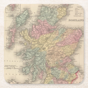 Dessous-de-verre Carré En Papier L'Ecosse 6