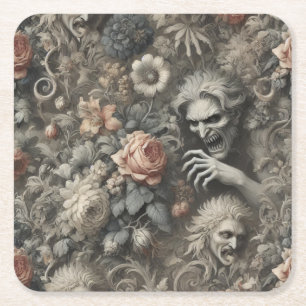 Dessous-de-verre Carré En Papier Les Greys – Conception Victorienne Gothique