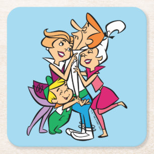 Dessous-de-verre Carré En Papier Les Jetsons La famille