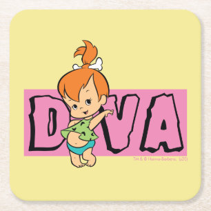 Dessous-de-verre Carré En Papier Les Pierrafeu  Galets - Petit Diva