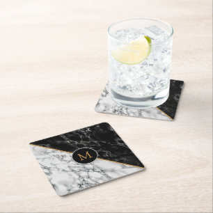 Dessous-de-verre Carré En Papier Lettre personnalisée Dessous de verre en papier ma