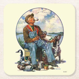 Dessous-de-verre Carré En Papier Leurres