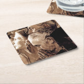 Dessous-de-verre Carré En Papier Liberté de culte (Incliné)