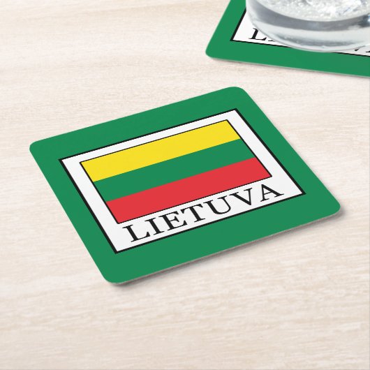 Dessous-de-verre Carré En Papier Lietuva (Incliné)