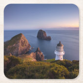 Dessous-de-verre Carré En Papier Lighthouses | Cape Brett New Zealand (Devant)