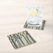 Dessous-de-verre Carré En Papier Ligne I (En situation)