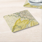 Dessous-de-verre Carré En Papier L'Inde 4 (Incliné)