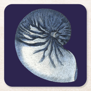 Dessous-de-verre Carré En Papier L'indigo écosse VII