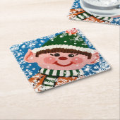 Dessous-de-verre Carré En Papier Little Elf  (Incliné)
