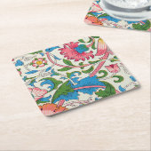 Dessous-de-verre Carré En Papier Lodden, William Morris (Incliné)