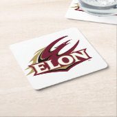 Dessous-de-verre Carré En Papier Logo Elon Phoenix (Incliné)