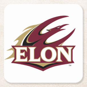Dessous-de-verre Carré En Papier Logo Elon Phoenix