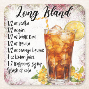 Dessous-de-verre Carré En Papier Long Island