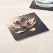 Dessous-de-verre Carré En Papier Lotus (Incliné)