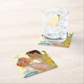 Dessous-de-verre Carré En Papier Love-Struck 2 (En situation)