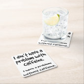 Dessous-de-verre Carré En Papier Lover (En situation)