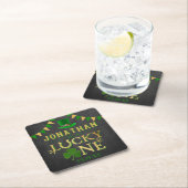 Dessous-de-verre Carré En Papier Lucky One St. Patrick's Day 1er anniversaire (En situation)