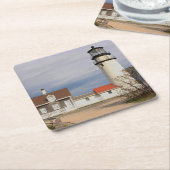 Dessous-de-verre Carré En Papier Lumière de Cape Cod (Incliné)
