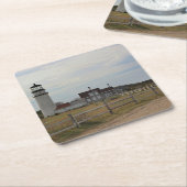 Dessous-de-verre Carré En Papier Lumière de Cape Cod (Incliné)