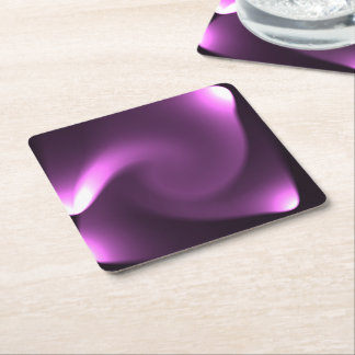 Dessous-de-verre Carré En Papier Lumières Twirling Violet