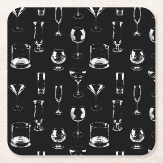 Dessous-de-verre Carré En Papier Lunettes assorties
